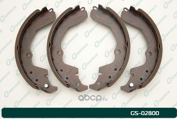 Колодки тормозные барабанные (G-Brake). Артикул GS02800