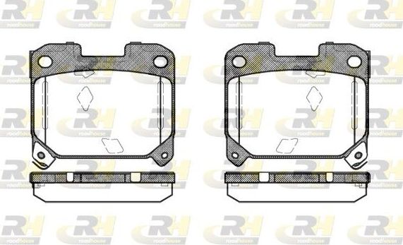 Тормозные колодки RoadHouse задние для Toyota Celica VI (T200) 1993-1999. Артикул 2475.04