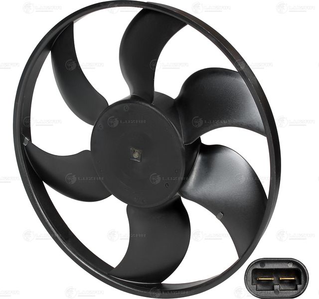 Вентилятор радиатора двигателя Luzar для Renault Duster I 2011-2020. Артикул LFc 0951