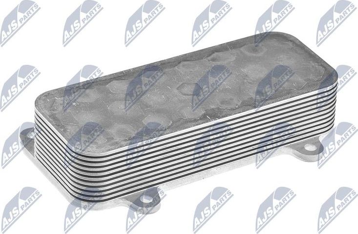 Радиатор масляный (маслоохладитель) для двигателя NTY (алюминий). Артикул CCL-AU-003