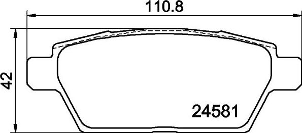 Тормозные колодки Nisshinbo. Артикул NP5026