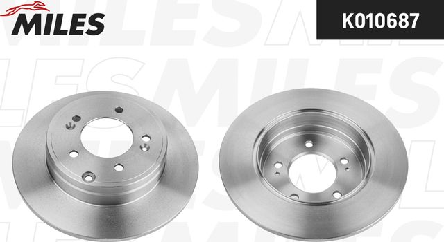 Тормозной диск Miles задний для Kia Optima III 2010-2015. Артикул K010687