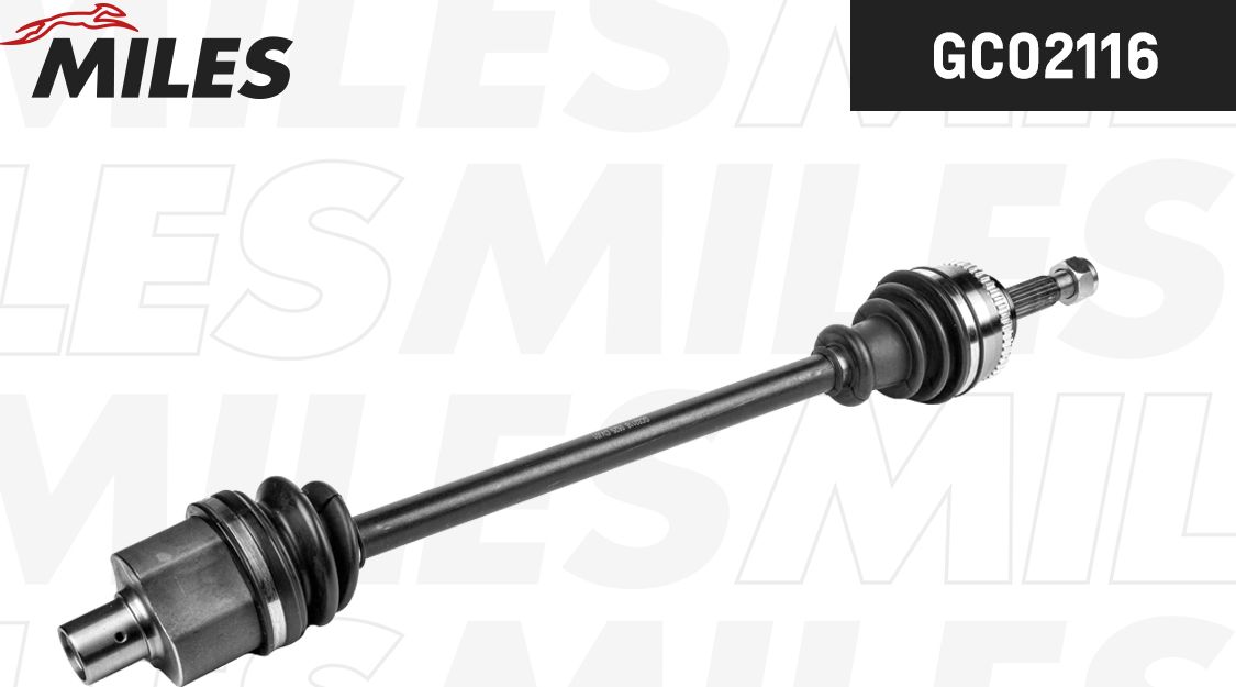 Полуось (привод в сборе, приводной вал) Miles. Артикул GC02116