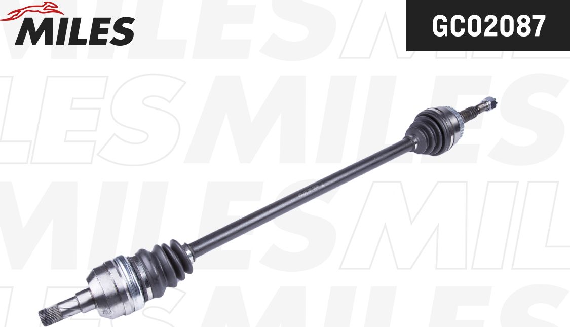 Полуось (привод в сборе, приводной вал) Miles. Артикул GC02087