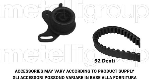 Ремень ГРМ с роликами (комплект) Graf для Hyundai Lantra II 1996-2000. Артикул TP281