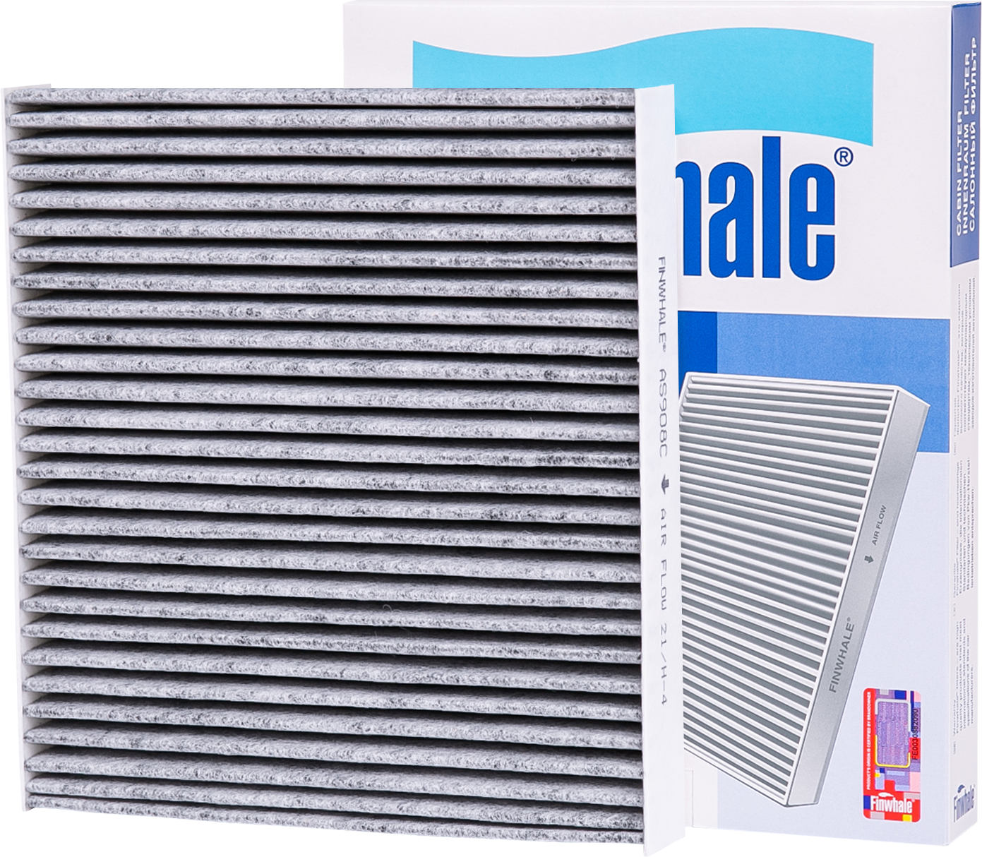 Салонный фильтр Finwhale для Fiat Fullback I 2016-2026. Артикул AS908C