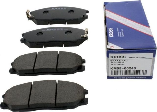 КОЛОДКИ ТОРМОЗНЫЕ ПЕРЕДНИЕ (Kross). Артикул KM0500246