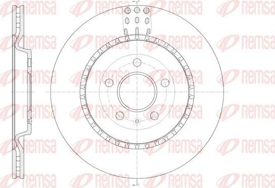 Тормозной диск Remsa. Артикул 61492.10