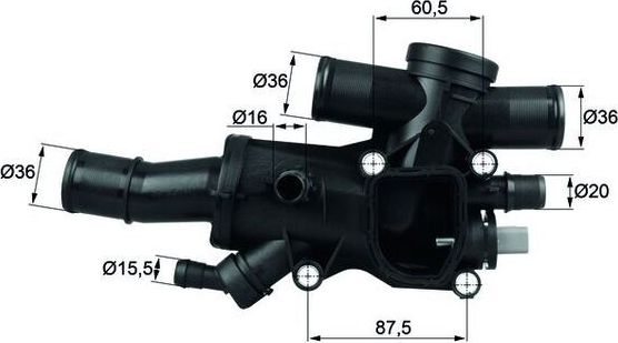 Термостат Mahle Behr для Peugeot 807 I 2006-2014. Артикул TH 44 83