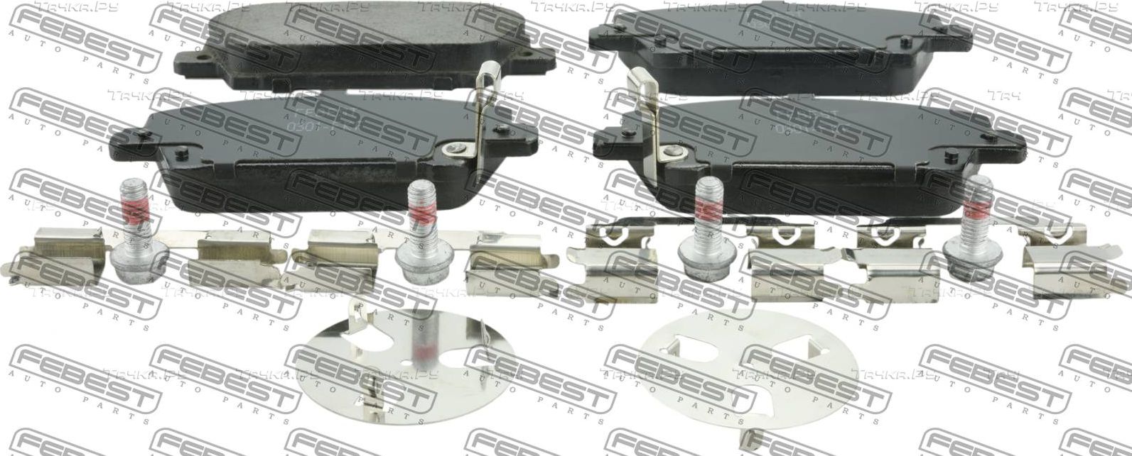 Тормозные колодки Febest передние для Honda Civic VIII 2005-2011. Артикул 0301-FKF