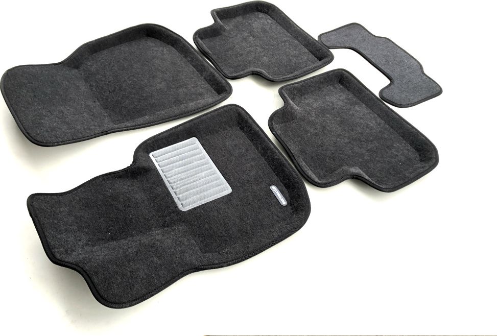 Коврики текстильные Euromat 3D Business для салона BMW X4 G02 2018-2026 Темно-серые. Артикул EMC3D-001222G