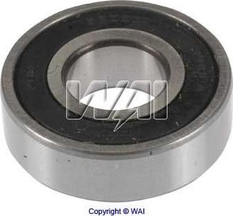 Подшипник генератора (17x40x12)  WAI. Артикул 6-203-4