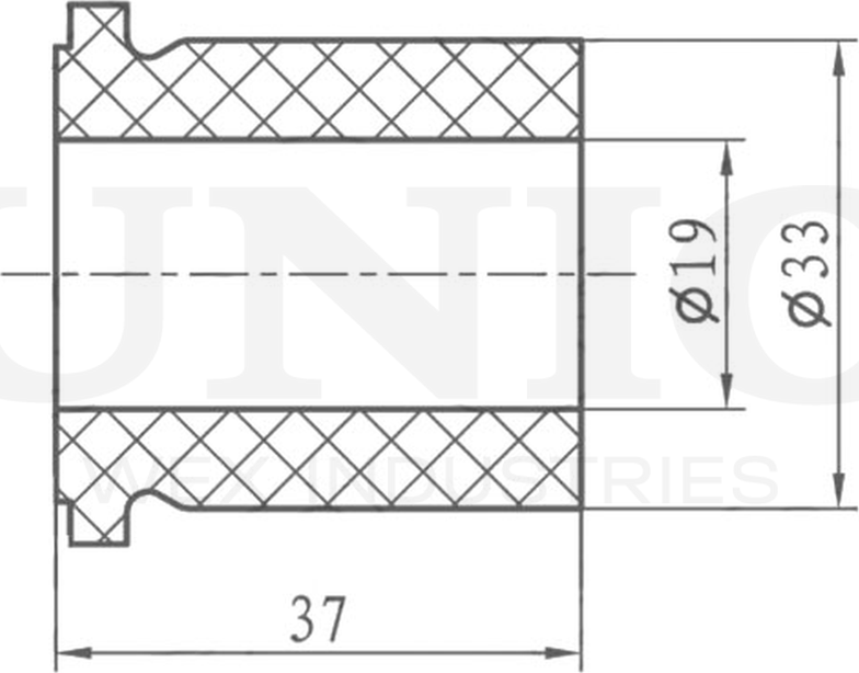 Втулка рессоры (Unio). Артикул RMP-10014