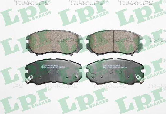 Тормозные колодки LPR передние для Kia Magentis II 2005-2010. Артикул 05P1369