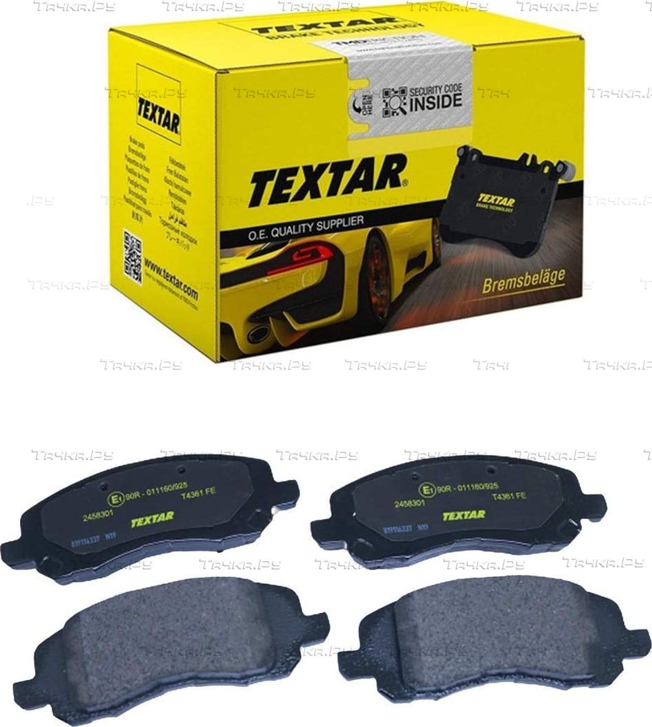 Тормозные колодки Textar Q+ передние для Jeep Patriot 2007-2017. Артикул 2458301