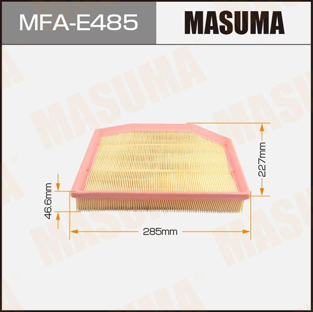 Воздушный фильтр Masuma. Артикул MFA-E485