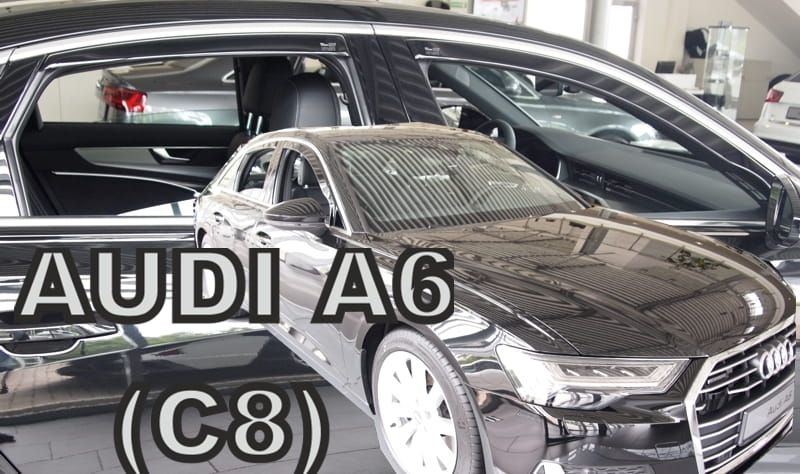 Дефлекторы Heko для окон Audi A6 C8 седан 2018-2026. Артикул 10259