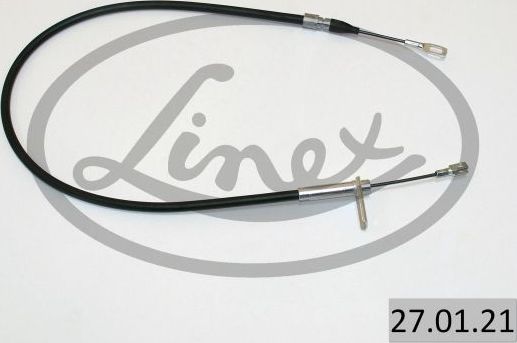 Трос ручника (тросик ручного тормоза) Linex. Артикул 27.01.21