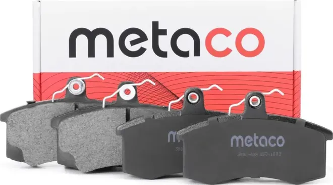 Колодки тормозные передние к-кт (Metaco). Артикул 3000488