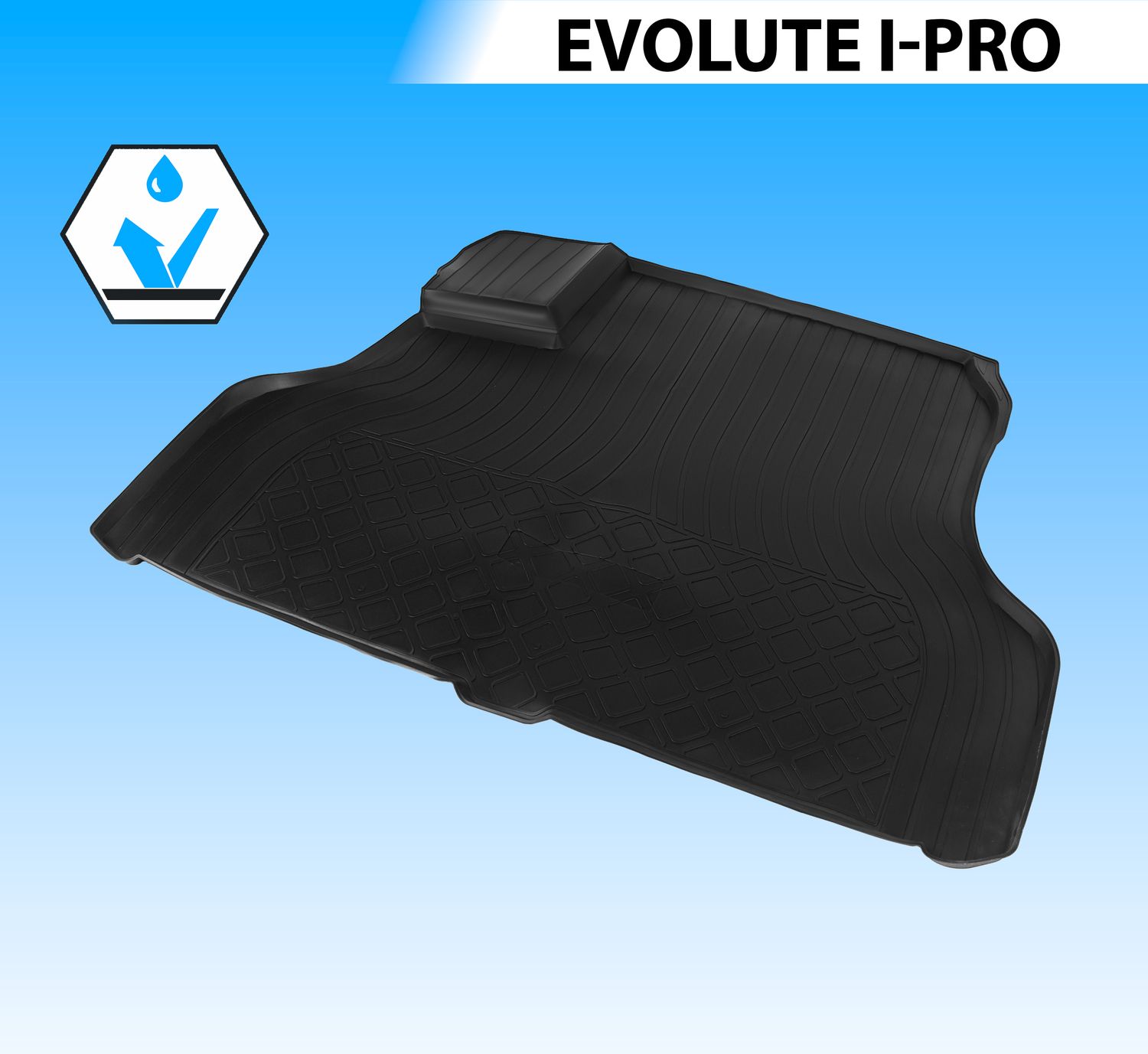Коврики Rival для багажника Evolute i-Pro седан 2022-2026. Артикул 10101002