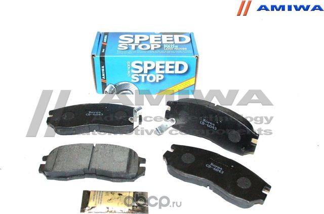 Колодки тормозные передние (Amiwa). Артикул CD6043