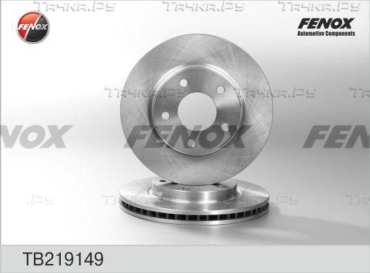 Тормозной диск Fenox передний для Mitsubishi Lancer X 2008-2017. Артикул TB219149