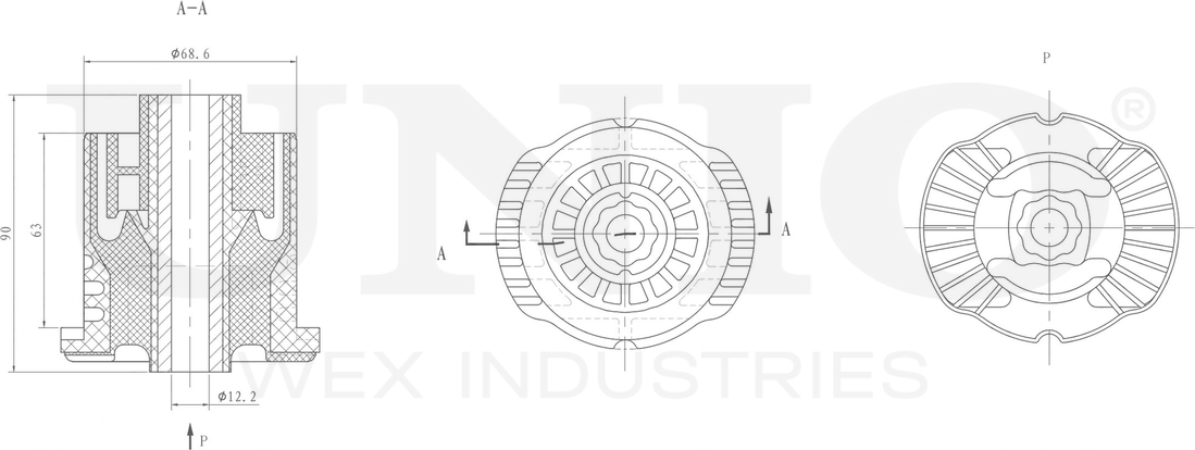 Сайлентблок балки (Unio). Артикул RMP-20518
