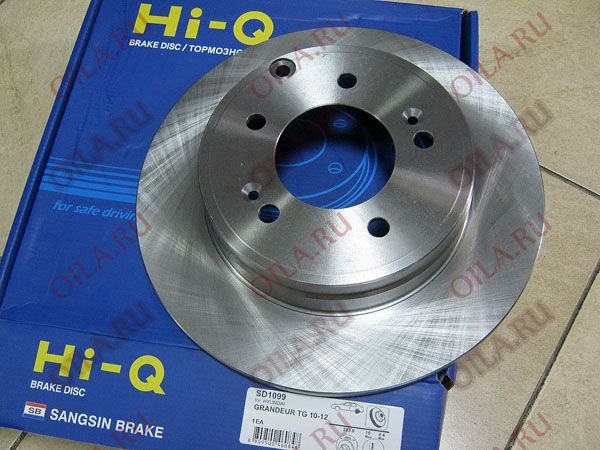 Тормозной диск Sangsin Hi-Q. Артикул SD1099