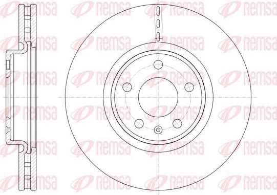 Тормозной диск Remsa. Артикул 61543.10