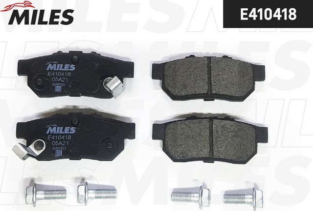 Тормозные колодки Miles (Low-Metallic). Артикул E410418