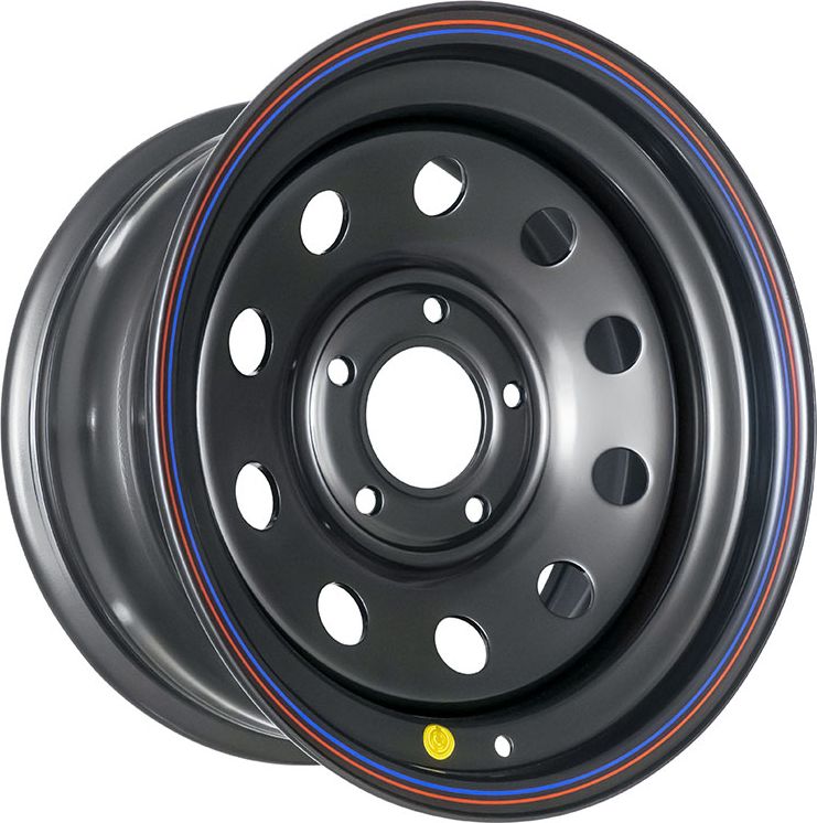 Колёсный диск OFF-ROAD Wheels усиленный стальной черный 5x130 8xR16 d84.1 E0 для Mercedes-Benz G-class. Артикул 1680-53084BL-0
