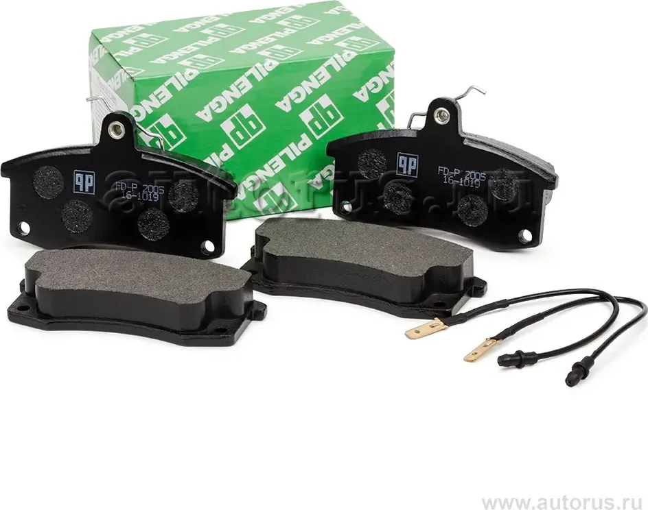 PILENGA Колодки тормозные дисковые (2 датчика в комплекте)  LADA ВАЗ 2110-2112  1117-1119  2170  219. Артикул fd-p2005