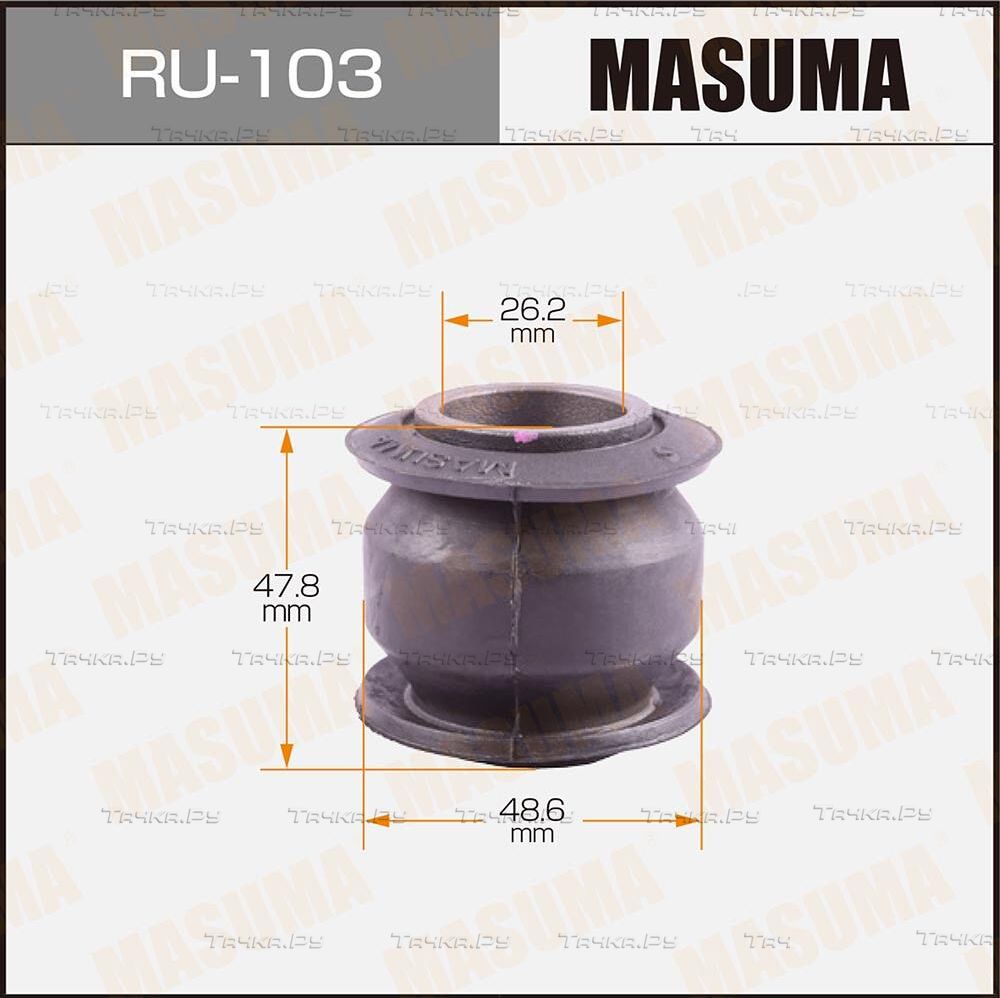 Сайлентблок переднего рычага подвески Masuma для Nissan Patrol Y60 1988-1998. Артикул RU-103