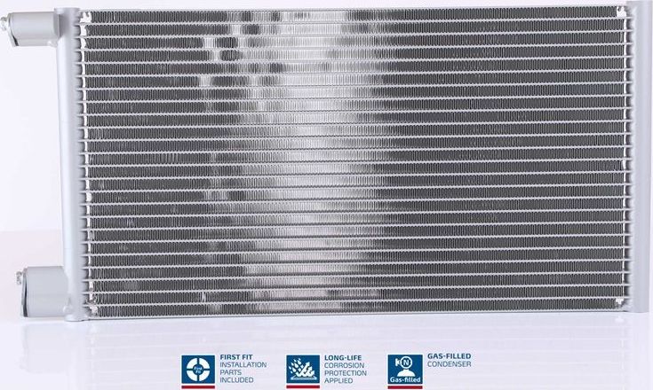 Радиатор кондиционера (конденсатор) Nissens (алюминий). Артикул 94785