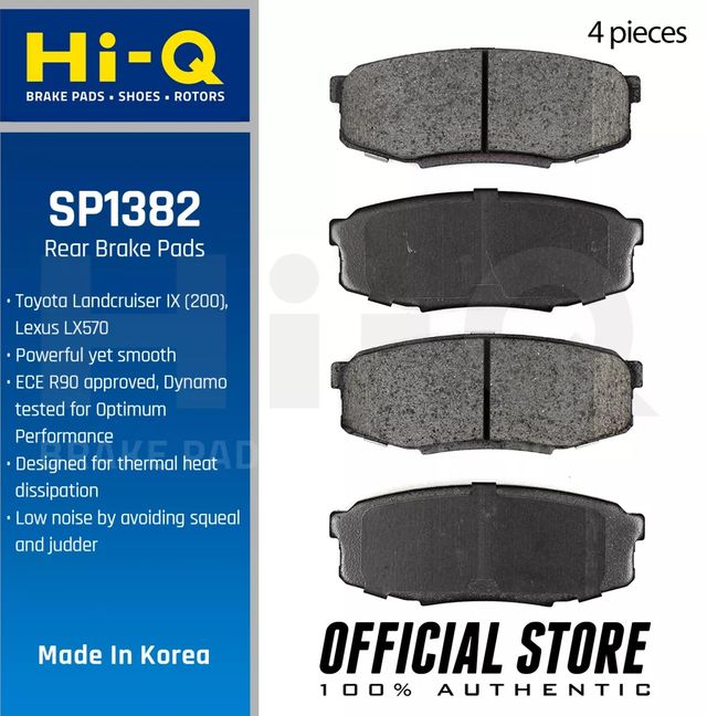 Тормозные колодки Sangsin Hi-Q. Артикул SP1382