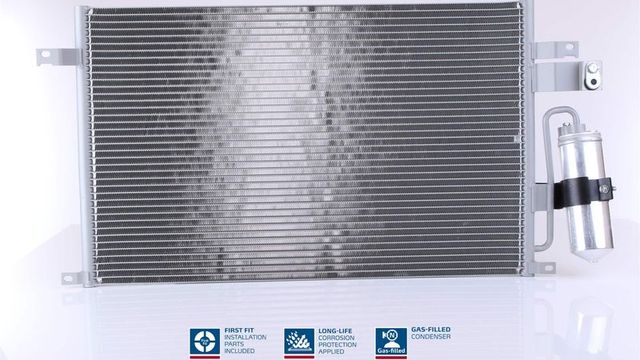 Радиатор кондиционера (конденсатор) Nissens (алюминий) для Chevrolet Epica I 2005-2011. Артикул 94978