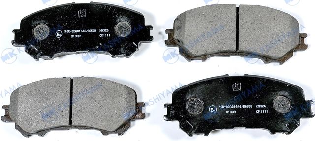 Тормозные колодки MK Kashiyama передние для Renault Kadjar I 2015-2026. Артикул D1339