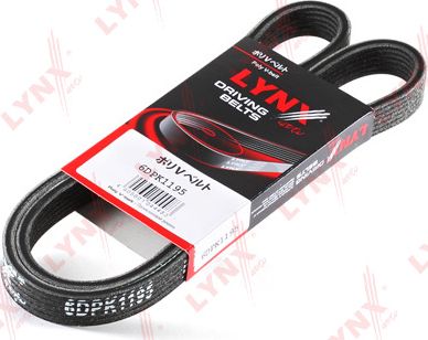 Приводной ремень поликлиновой LYNXauto для Volkswagen Sharan I 1995-2010. Артикул 6DPK1195