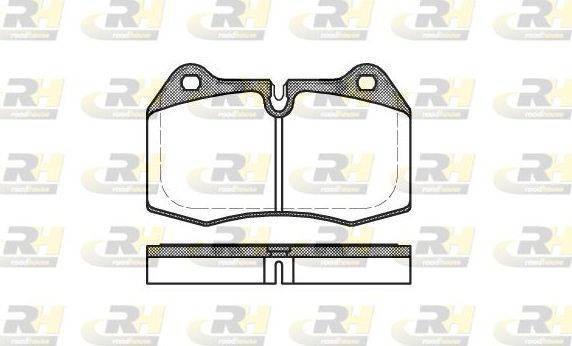 Тормозные колодки RoadHouse передние для Ferrari 512 M 1994-1996. Артикул 2441.00