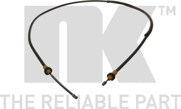 Трос ручника (тросик ручного тормоза) NK. Артикул 9039126