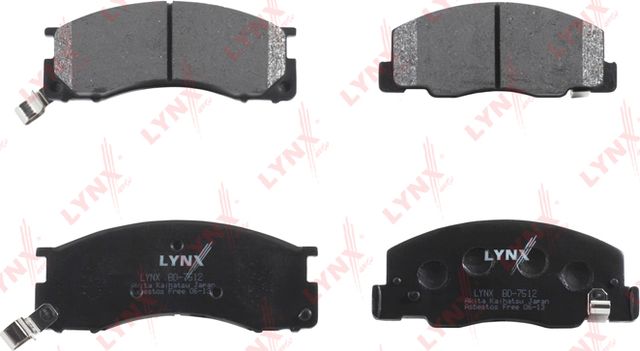 Тормозные колодки LYNXauto. Артикул BD-7512