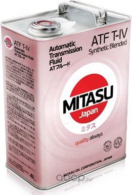 MITASU 4L МАСЛО ТРАНСМИСИОННОЕ ATF T-IV (for TOYOTA). Артикул MJ3244