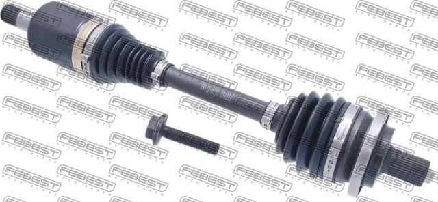 Полуось (привод в сборе, приводной вал) Febest передняя правая для Mercedes-Benz E-Класс III (W211, S211) 2003-2009. Артикул 1614-211RH