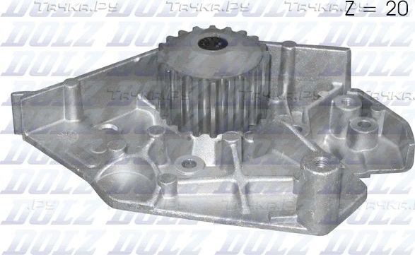 Помпа (водяной насос) Dolz для Citroen Evasion 1996-2000. Артикул C112