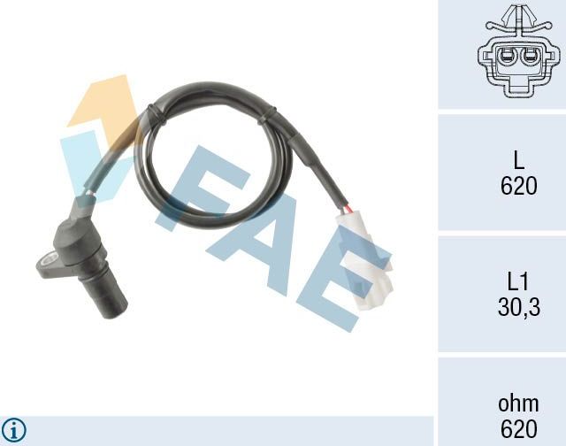 Датчик ABS FAE для Suzuki Swift III 2005-2011. Артикул 79525