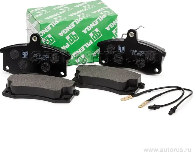 PILENGA Колодки тормозные дисковые (2 датчика в комплекте)  LADA ВАЗ 2110-2112  1117-1119  2170  219. Артикул fd-p2005