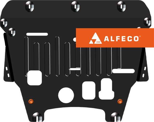 Защита Alfeco для картера и КПП Volvo XC40 2018-2026. Артикул ALF.27.17