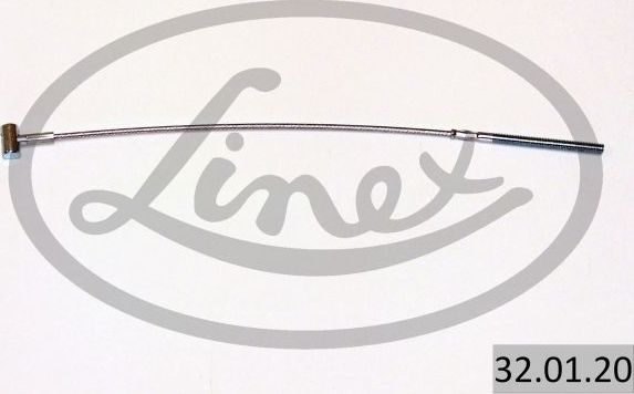 Трос ручника (тросик ручного тормоза) Linex. Артикул 32.01.20