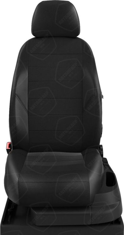 Чехлы Автолидер на сидения для Datsun mi-DO хэтчбек 2015-2020, цвет Черный. Артикул DS33-0001-KK1