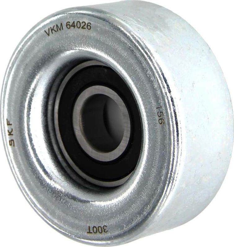 Направляющий (ведущий) ролик приводного поликлинового ремня SKF. Артикул VKM 64026